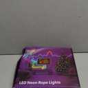 SINLEY Led Neon Rope Lights,Control with App/Remote,Flexible Led Rope Lights,Multiple Modes,IP68 Outdoor RGB Neon Lights Waterproof,Music (50FT)