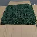NETAP Grass Wall Panels, 10"x 10"(24pcs) 4-Layer Artificial Boxwood Faux Green Wall for Interior, Garden Party Wedding Backdrop, Indoor Outdoor Plant Wall Decor