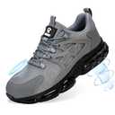 Hogent Steel Toe Shoes for Men Women Composite Toe Work Sneakers Indestructible Safety Tennis Shoes Lightweight Breathable Construction Sneakers Puncture Proof Air Cushion Ergonomic Design 10