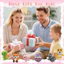 VBNVBN 6Pcs Crochet Kit for Beginners Crochet Animal Kits with Step by Step Videos Tutorials DIY Amigurumi Knitting Kit Complete Starter Set with Yarn Hook Birthday Holiday Crafts Gift for Adults