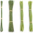 Ling's moment DIY Tools Set for Wedding, 3 Kinds of Accessories Include 100pcs Artificial Stems, 100pcs Flower Craft Wires and 20ft Tubing for Wedding Bridal Flower DIY and Floral Arrangement