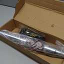 helloleiboo 43.7" Extendable Ice Scrapers for Car Windshield for 12 Adjustable Length Settings with Foam Grip and 360 Pivoting Brush Head Detachable Snow Brush for Truck SUV(Orange)