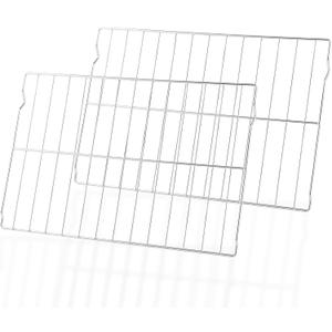 Upgraded 304 Stainless Steel W10256908 Oven Racks Replacement Parts for Whirlpool Stove Oven Rack 24 x 15.75 IN Whirlpool Maytag Roper Kenmore Amana Jenn-Air Oven Shelf Range Wire Rack 2 Pcs