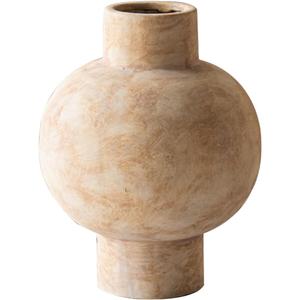 Rustic Terracotta vase (Vintage Yellow 19.5cm)