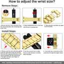 MioHHR Solid Stainless Steel Band Compatible with Apple Watch 38mm(Series 3/2/1) 40mm(Series SE/6/5/4) 41mm(Series 9/8/7) Metal Strap with Soft TPU Case for iWatch Bands for Women and Men, Gold