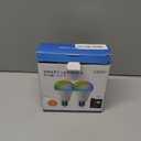 Brightever Smart A19 LED Light Bulbs, 60W Equivalent 800LM Color Changing E26 9W Bluetooth Light Bulbs with Remote Control, 16 Million DIY Colors RGBWW, Music Sync, 2-Pack