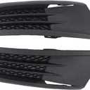 NewYall Set of 2 Left Driver and Right Passenger Side Front Bumper Grille Grill Fog Light Cover for VW Jetta 2011-2014