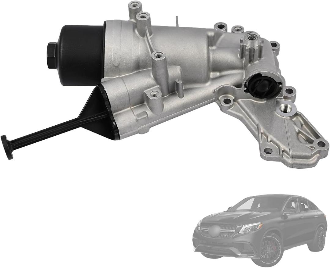 2781800710 Engine Oil Filter Housing Compatible with Mercedes-Benz GLE63 GLS63 SL63 AMG GLS550 CLS550 G63 E550 S550 CL63 E63 2011-2019 Replace 2781800610 A2781800710 A2781800610