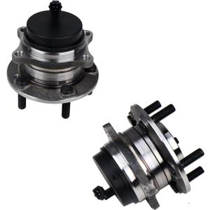 KUSATEC 512326 2PCS Rear Wheel Bearing and Hub Assembly Compatible with Kia Sorento 2011-2015, Hyundai Santa Fe 2007-2020, Hyundai Veracruz 2007-2012, 5 Lug w/ABS