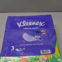 Kleenex Ultra Soft Facial Tissues, 3 Flat Boxes, 120 Tissues per Box, 3-Ply (360 Total)