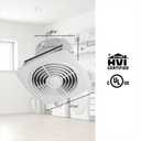 Broan-NuTone 505 Exhaust Fan, White Vertical Discharge Ceiling Ventilation Fan, 8.5 Sones, 200 CFM, 8"
