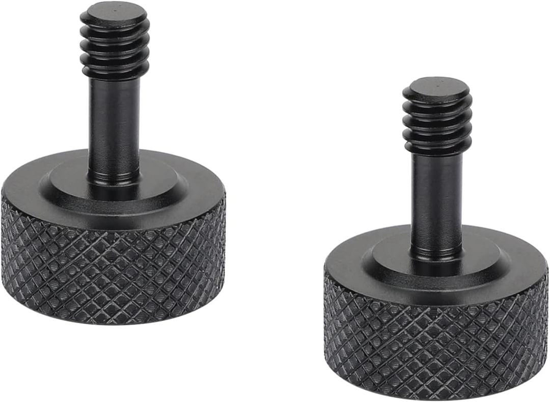 CAMVATE 1/4"-20 Thread Thumb Screw Cup Head for DSLR Camera Cage Kit Accessories (A Packet of 2 Pieces) - 3060