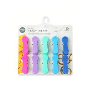 Bag Clips Set 10 Pcs + Magnetic Multi Clips 7 Pcs