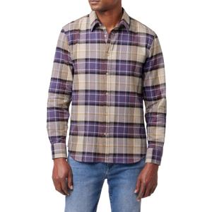 Joe's Jeans Mens Boucle Flannel Shirt (Medium, Grape Haze Plaid) Joe's Jeans Mens Boucle Flannel Shirt (Medium, Grape Haze Plaid)