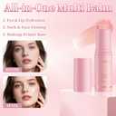 2 x 2Pcs Hydrating Multi Balm Stick for Eye & Lip, Collagen Multi-Balm for Face & Neck, Instant Cooling & Firming Under Eye Balm, Vegan Makeup Primer Stick for Wrinkle Care & Daily Hydration