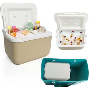 Cooler Insert for Bogg Bag Cooler Insert Original X Large Long Lasting Outdoor Cold Insulation, Hard Shell Ice Box Accessory.