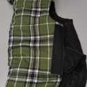 Kuoser Warm Dog Coat, Waterproof Dog Jacket for Extra Large Dogs, Adjustable Durable XL Doggie Winter Coat Reversible Cozy Puppy Cold Weather Apparel from Breed, Green XL