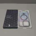 UMIONE for iPhone 16 Pro Clear Magnetic case with Stand and Finger Ring, Compatible with magsafe, Shockproof Transparent Hard Plate, Full Body case, Universal for Boys and Girls 6.1 - Black