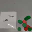 25 Pcs 1 Double-Sided Red Green Magnets, Flip Over Colored Magnetic Dots for Whiteboard, Refrigerator, Office (25, Red/Green-Colors)
