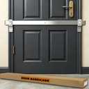 34" Stainless Steel Door Security Bar, Fits Doors 28"-32" Wide