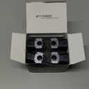 FRANXI 9005/HB3 H11/H8/H9/H16 Bulbs Combo Fog Lights, 32000LM Super Bright 6000K Cool White, 1:1 Design with Cooling Fan, Plug and Play, Pack of 4