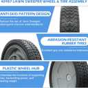 40987 Lawn Sweeper Wheel & Tire Assembly Compatible with Agri-Fab Craftsman Tow-Behind Lawn Sweeper1 PCS, [8-12 inches]