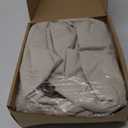 Amazon Basics 3-Seater Outdoor Patio Furniture Couch Sofa Cover Waterproof, Anti-UV, Durable, Beige/Tan