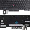 Replacement Keyboard Compatible with Lenovo IBM ThinkPad E480 E490 E495 L380 L390 L480 L490 T480S T490 T495 R480 R490 S2 3rd TP00091A with Pointer (No Backlight)