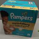 Pampers Swaddlers Diapers, Size 0 (up to 10 lbs), 140 Count, Absorbent, Keeps Baby Dry and Comfortable, Skin Safe Disposable Baby Diaper 