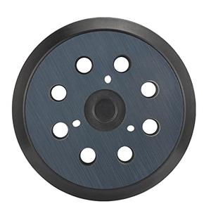 Gnellkoor 1 Pack 5" 8 Hole Hook & Loop Replacement Sander Pads Compatible with Makita Orbital Sander BO5010 BO5030K BO5031K BO5041K, Replacement Parts #743081-8/743051-7 (3 Screw Holes Sander Pads