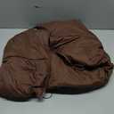 Shiyifa Women's Fashion High Neck Zipper Cropped Puffer Vest Jacket Coat (Brown, XXL)