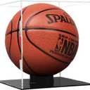 Basketball Display Case,Clear Acrylic Soccer Ball Display Case with Stand,Basketball Case Display Box for Autographed Basketball,Soccer Ball,Volleyball,Collectibles