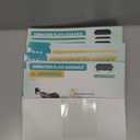 Vibration Plate Exercise Machine Poster - Upgraded 6 Workout Guidance & 10 Pcs Planner & 10 Pcs Double-Sided Clips, Comprehensive Whole Body Wave Vibrating Workout Chart, Green