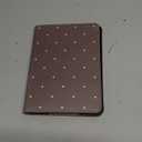 AdorableWhimsy for Kindle Paperwhite 12th Generation Case 7" 2024 Release Cute Polka Dot Brown Classic Vintage Aesthetic Design Soft PU Leather Cover with Auto Sleep Wake, Stand & Hand Strap for KPW6