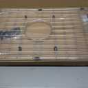 Serene Valley Sink Bottom Grid 24-1/8" x 12-5/8", Centered Drain with Corner Radius 1-1/2", Sink Protector NLW2412C, Medium
