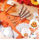 36 Sets Fall Baby Shower Favors for Guest Little Pumpkin Ballpoint Pens and Keychains Gifts Bulk with Thank You Cards Baby Shower Gender Reveal Party Souvenirs Return Gifts Prizes(Orange)