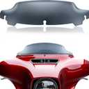 JMTBNO Smoke 4.5" Motorcycle Wave Windshield Windscreen Compatible for 2014-2024 Harley Davidson Touring Street Glide/Electra Glide/Ultra Limited/Tri Glide FLHT FLHX FLHXS FLHTK