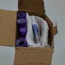 Baseboard Cleaner Tool with Handle, 60" Extendable Long Handle Baseboard Cleaner with 5 Reusable Pads for Baseboards Cleaning, Ceiling, Wall, Floor, Bathroom Kitchen (Purple)