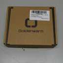 goldenwarm 10 Pack Finger Edge Pulls for Gold Cabinet Handles Drawer Pull for Kitchen Tab Hardware Handle 3 in Hole Centers (4 inch (100mm) Overall Length)