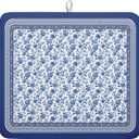 Blue Floral Branches Dish Drying Mat for Kitchen Counter Chinoiserie Pattern Dish Drying Pad 16x18Absorbent Vintage Flowers Decor Dishes Drainer Pad Dish Dry Rack Mat for Counter Coffee Bar