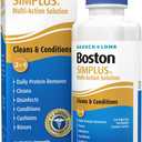 Boston SIMPLUS Multi-Action Solution, Cleans & Conditions Rigid Gas Permeable (RGP) Lens, Daily Protein Remover, 3.5 Fl Oz