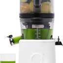 Nama J2 Cold Press Juicer Self Feeding for Hands-Free Operation with Wide Mouth Hopper for Whole Recipe Loading, Zero Waste Masticating Juicer For More Juice, Less Pulp Easy Cleanup & Assembly