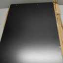 Novabright 36x24 Inch Desk Table Top, One-piece Table Top Black Desktop for Standard and Sit to Stand Height Adjustable Home and Office Desk Frames, Wood Countertop for DIY Double/L Desks, 1'' Thick
