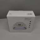 UV Gel Nail Lamp,150W UV Nail Dryer LED Light for Gel Polish-4 Timers Professional Nail Art Accessories,Curing Toe Nails (White)