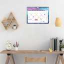 6 x Gannyfer 2026 Wall Calendar, 18 Monthly Desktop/Wall Calendar 2026-2027, Use from Jan 2026 to Jun 2027, 11" x 8.5", Wall Planner for Your Family, School or Office (3 Stickers Included)