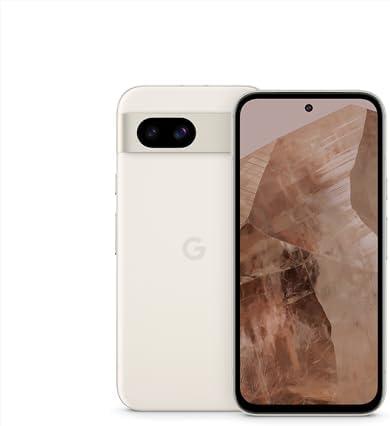 Google Pixel 8a - Unlocked Android Phone with Google AI, Advanced Pixel Camera and 24-Hour Battery - Porcelain - 128 GB
