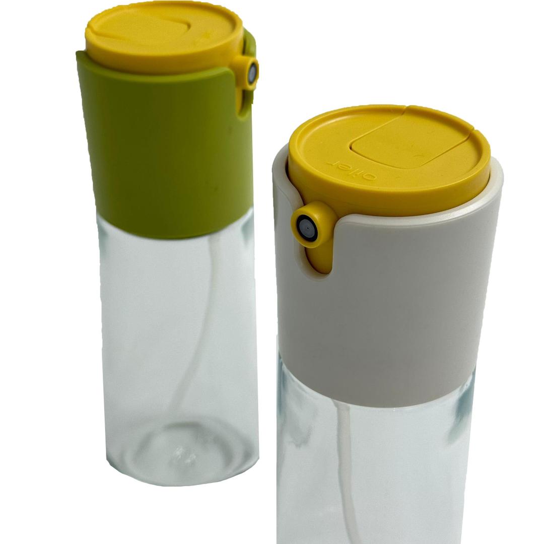 Oil Sprayer for Cooking, 17oz Olive Oil Dispenser Bottle for Kitchen Gadgets, Large Advanced Food Grade Light-Blocking Glass Spray Bottle for Salad, Air Fryer, BBQ