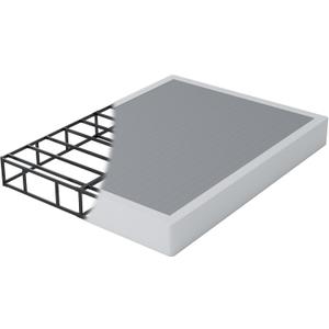 9 Inch Queen Size Box Spring for Bed,Heavy Duty Box Spring with Fabric Cover,Noise Free,Easy Assembly,2500LBS Weight Capcity Metal Mattress Foundation,Non-Slip