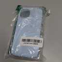 Designed for iPhone 15 Case, Silicone Phone Case [Military Grade Drop Protection] [Anti-Scratch Microfiber Lining] Silicone Ultra Slim Cover Shockproof Phone Cases 6.1 Inch, Sky Blue