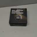 Automatic Soap Dispenser Liquid Bathroom: Wall Mount Rechargeable Touchless Adjustable Auto Smart Electric Plastic White Soap Dispenser with Clock - Kitchen - Hand Dish Lotion Couple Kids